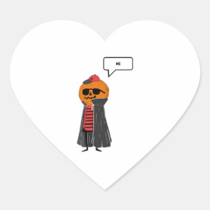 Sticker Cœur Halloween