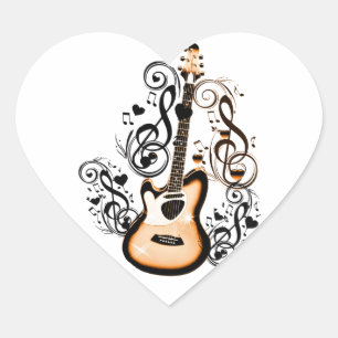 Sticker Cœur Happy Tunes_