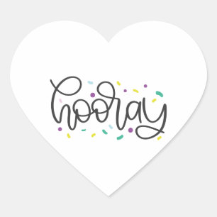 Sticker Cœur heure