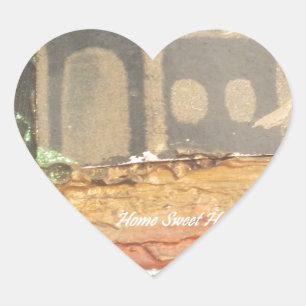 Sticker Cœur Home Sweet Home Art Imprimer