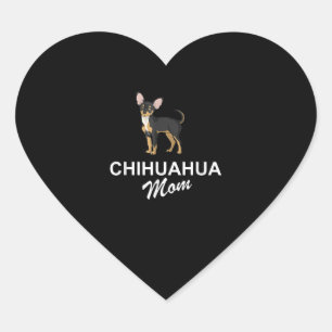 Sticker Cœur I Love My Chihuahua Lover Giftidea Chiwawa Maman