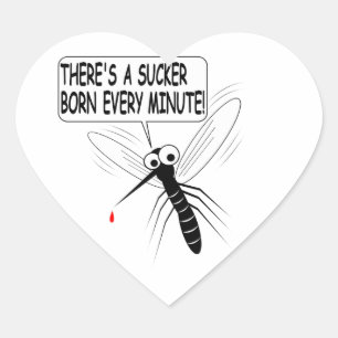Sticker Cœur Il y a un pompier né chaque minute