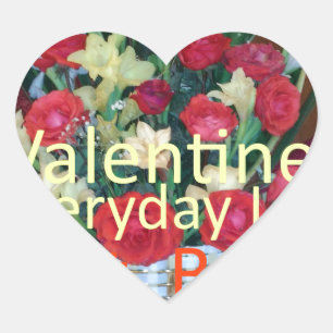 Sticker Cœur Imprimer Saint-Valentin