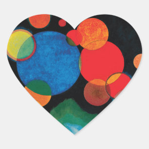 Sticker Cœur Impulsion profonde par Wassily Kandinsky