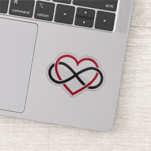 Sticker Coeur infini, amour éternel
