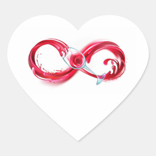 Sticker Cœur Infinity