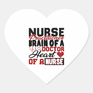 Sticker Cœur Infirmière Praticien Coeur Chemise