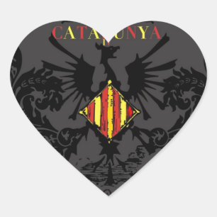 STICKER CŒUR IV CATALUNYA