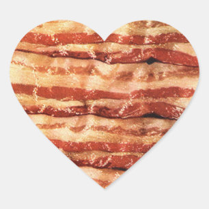 STICKER CŒUR J'ADORE LES BACONS ! !