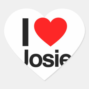Sticker Cœur j'aime josie