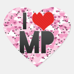 Sticker Cœur J'aime la député britannique