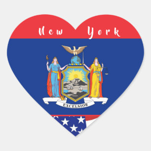 Sticker Cœur J'aime New York