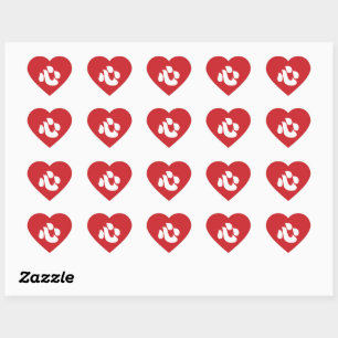 Sticker Cœur Japonais Shin Kanji Kokoro 心 coeur