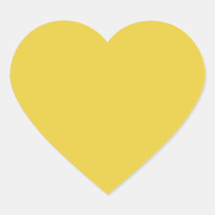 Sticker Cœur Jardin agricole Jaune