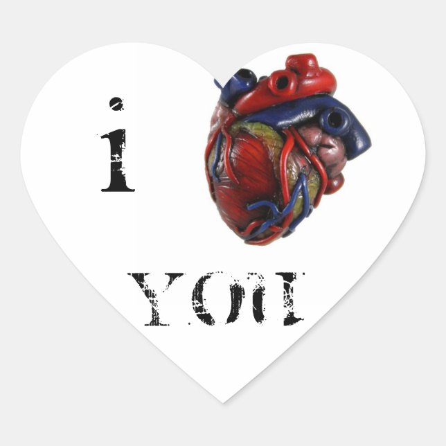 Sticker Cœur Je t'ai coeur (Devant)