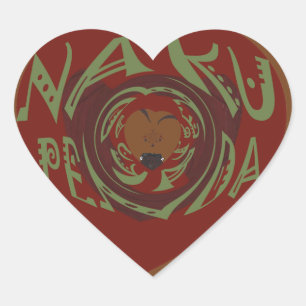 Sticker Cœur Je T'Aime ! Nakupenda Sana