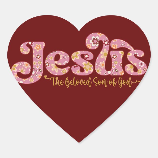 Sticker Cœur Jésus (Devant)