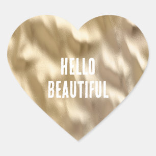 Sticker Cœur Joli Glam Or