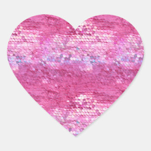 Sticker Cœur Joyau rose