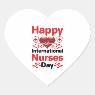 Sticker Cœur joyeuse journée internationale des infirmières