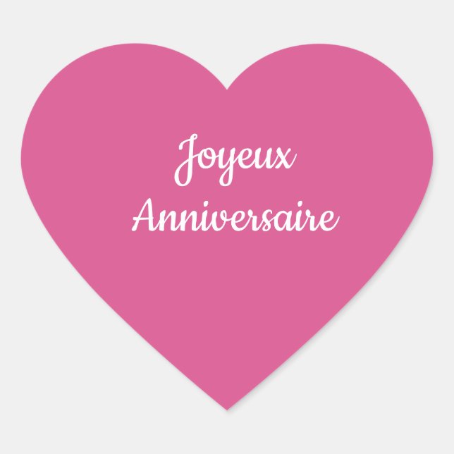 Sticker Cœur joyeux (Devant)