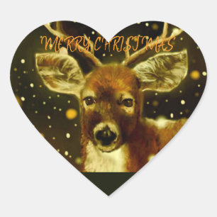 Sticker Cœur Joyeux Noël