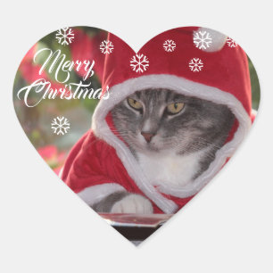 Sticker Cœur Joyeux Noël