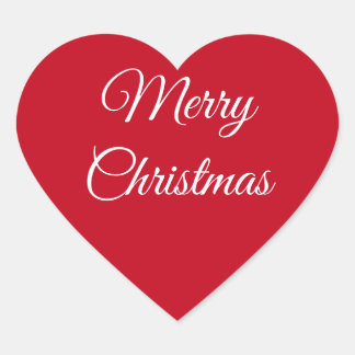 Sticker Cœur Joyeux Noël