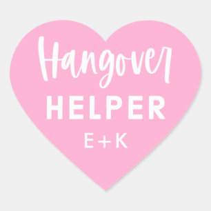 Sticker Cœur Kit de récupération Mariage Hangover personnalisé