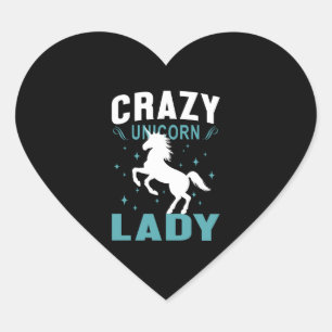 Sticker Cœur La Dame de Unicorn
