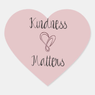 Sticker Cœur La gentillesse compte Coeur