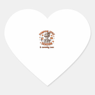 Sticker Cœur La saison des épices citrouilles commence bientôt