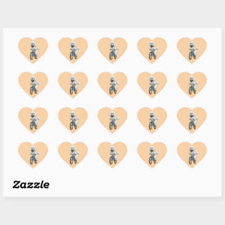 Sticker Cœur La vie est un beau voyage