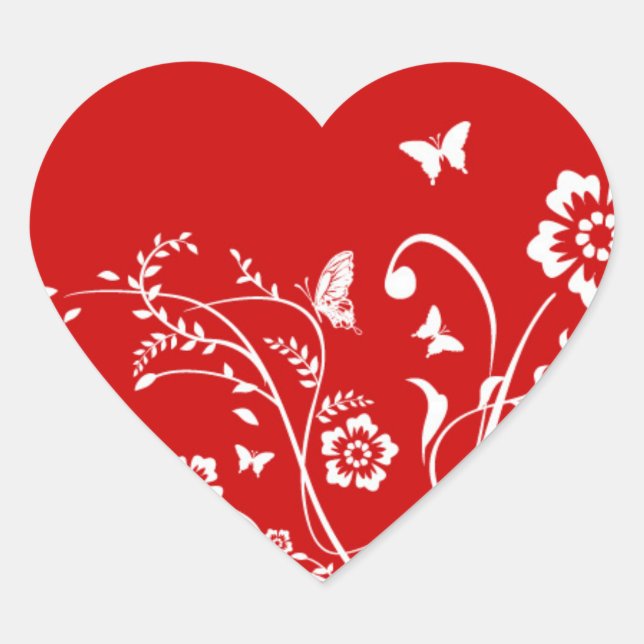 Sticker Cœur Lacy Heart (Devant)