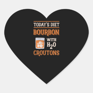 Sticker Cœur Le Bourbon avec les groupes d'eau d'aujourd'hui