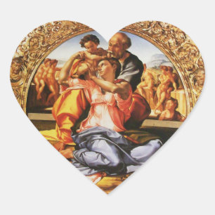 Sticker Cœur Le coeur saint de famille
