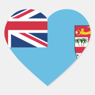 Sticker Cœur le Fiji