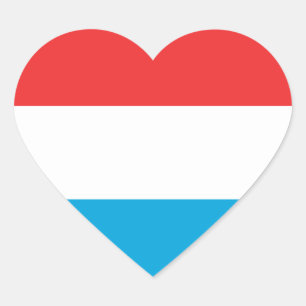 Sticker Cœur le Luxembourg
