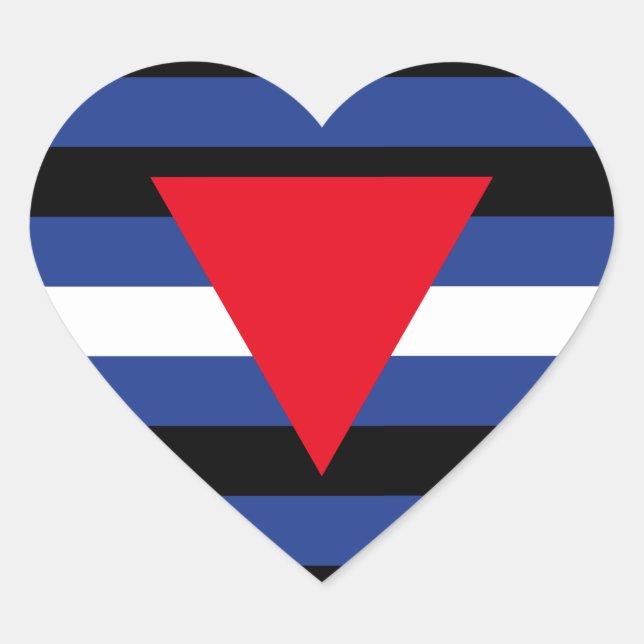 STICKER CŒUR LEATHER QUEER FIE (Devant)