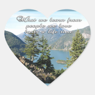 Sticker Cœur Les Aimés De Sympathie Passés-Lake