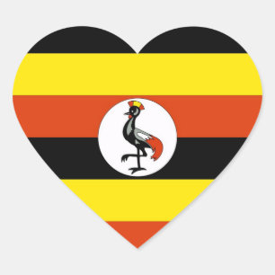 STICKER CŒUR L'OUGANDA