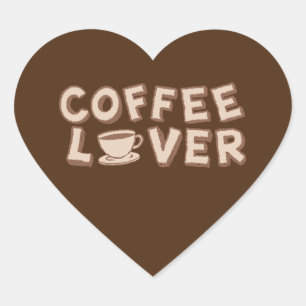 Sticker Cœur Louveur de café