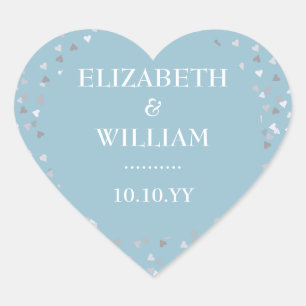 Sticker Cœur Love Hearts Confetti