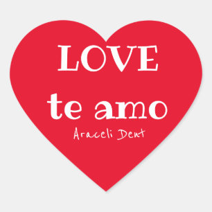 Sticker Cœur LOVE the amo