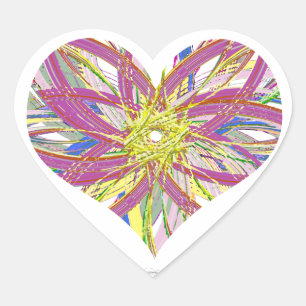 Sticker Cœur Lumière à double coeur