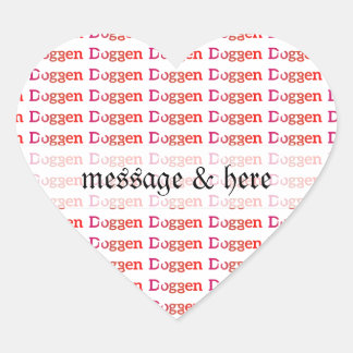 Sticker Cœur Ma Dogue allemande est une drogue