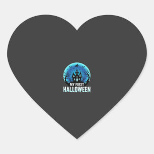 Sticker Cœur Ma première conception de maison hantée effrayante