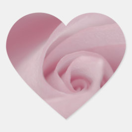 Sticker Cœur Macro rose
