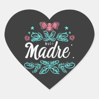 Sticker Cœur Madre