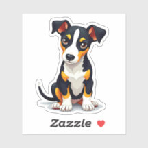 Coeur Manchester Terrier, Cubism Style,
